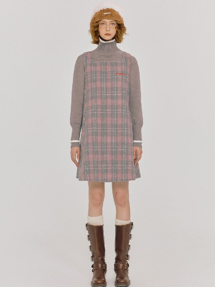 Tweed Vest Dress