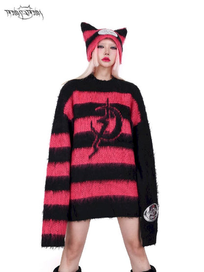 Punk Loose Genderless Street Y2K Sweater