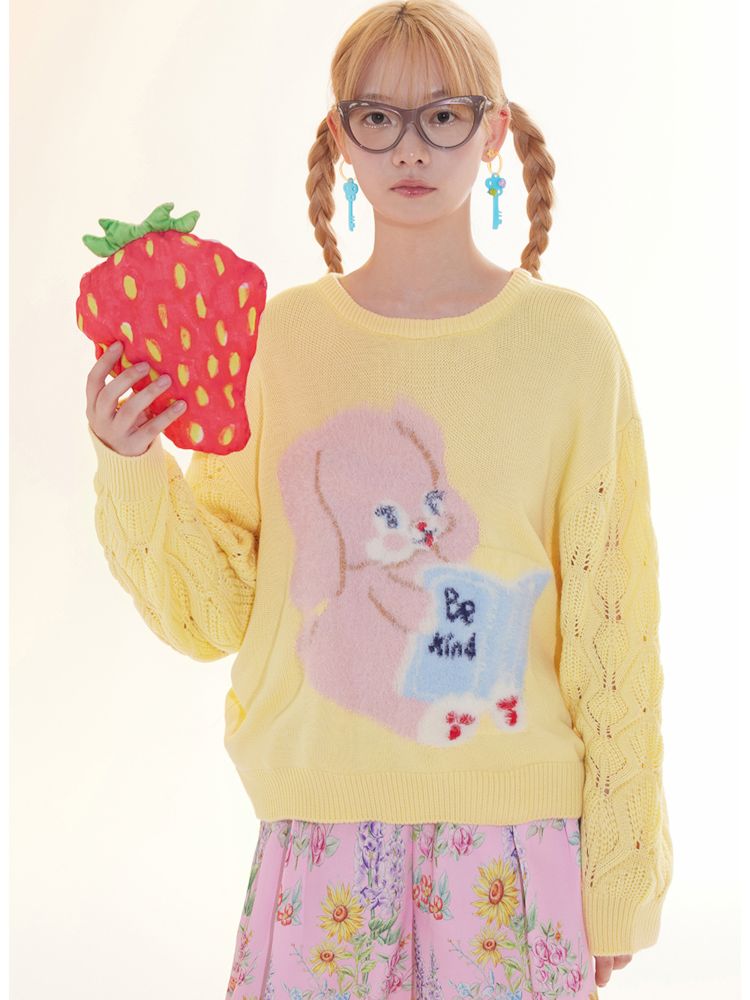 Cute Rabbit Wool Sweater