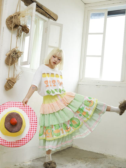 Lolita Cake Halter Skirt