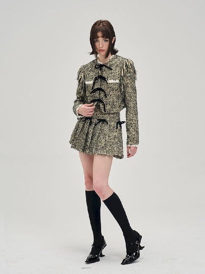 Small Xiangfeng short jacket + half skirt suit