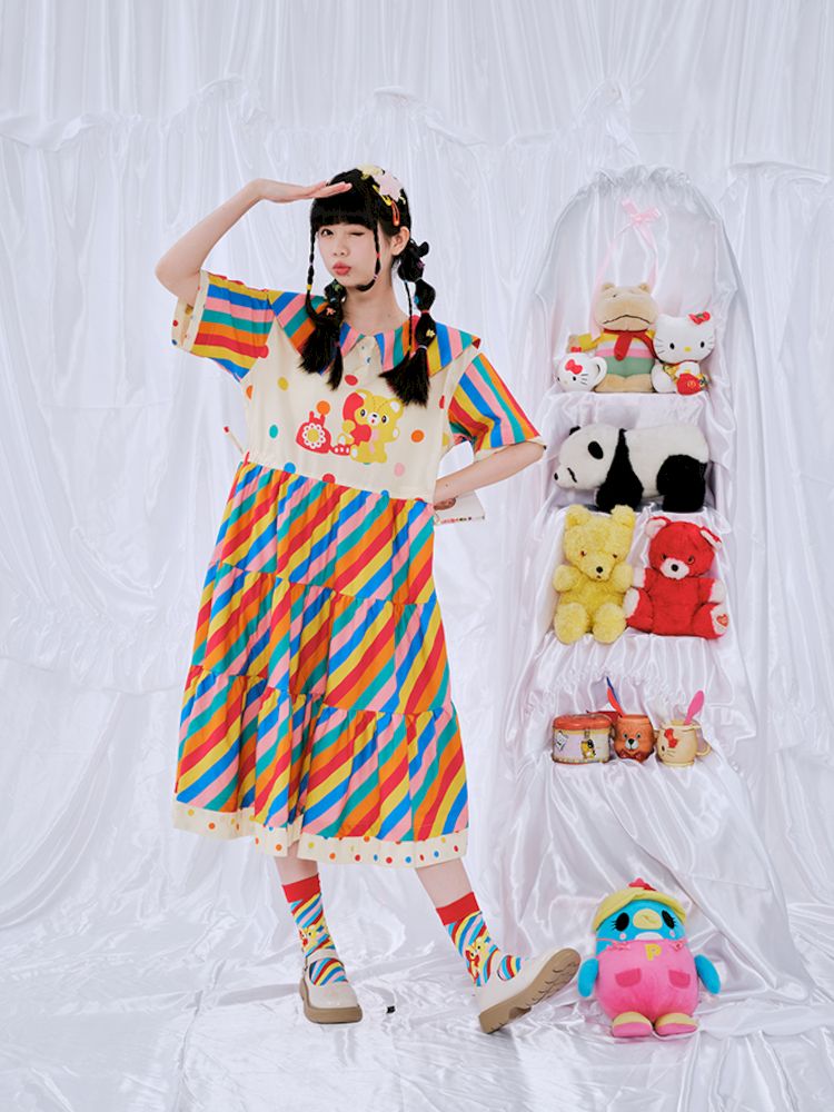 Rainbow Diary Dress