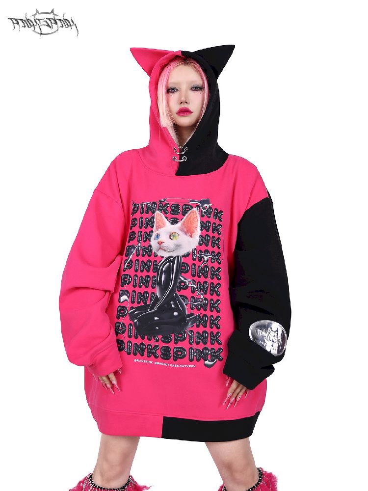 Devon Cat Ear Hooded Sweatshirt