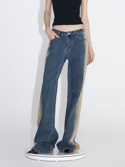 Mud Blue Old Loose Skinny Jeans