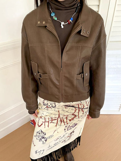 Brown Leather Jacket