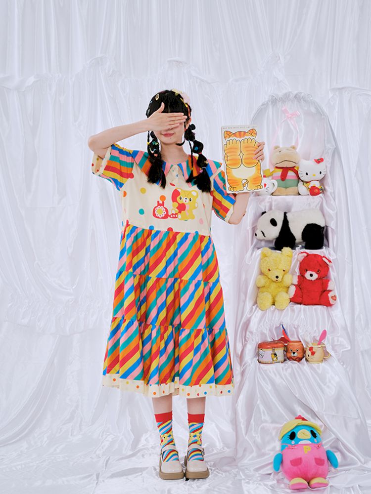 Rainbow Diary Dress