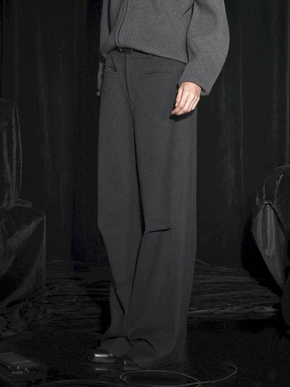 Genderless Wide Leg Long Western Pants