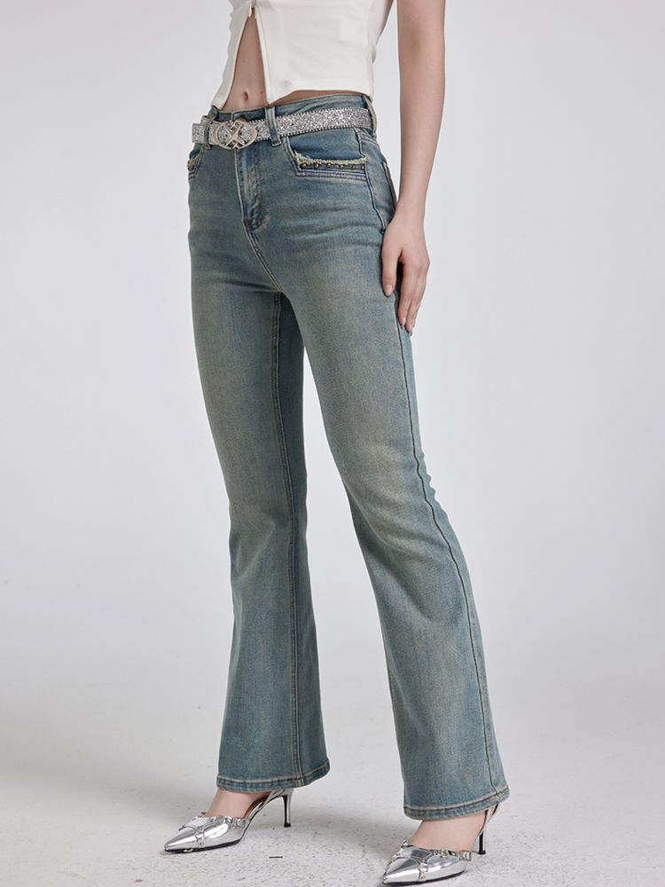 High Street blue ladies skinny jeans