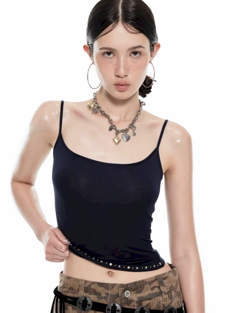 High Stretch Sheer Camisole Tank Top