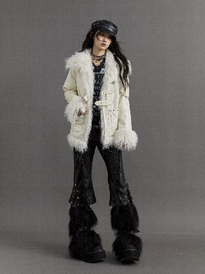 Loose Long Thickened Plush Coat Fur