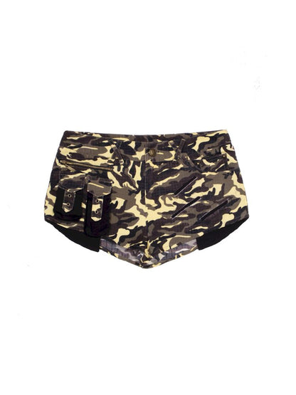 Camouflage Low Casual Shorts