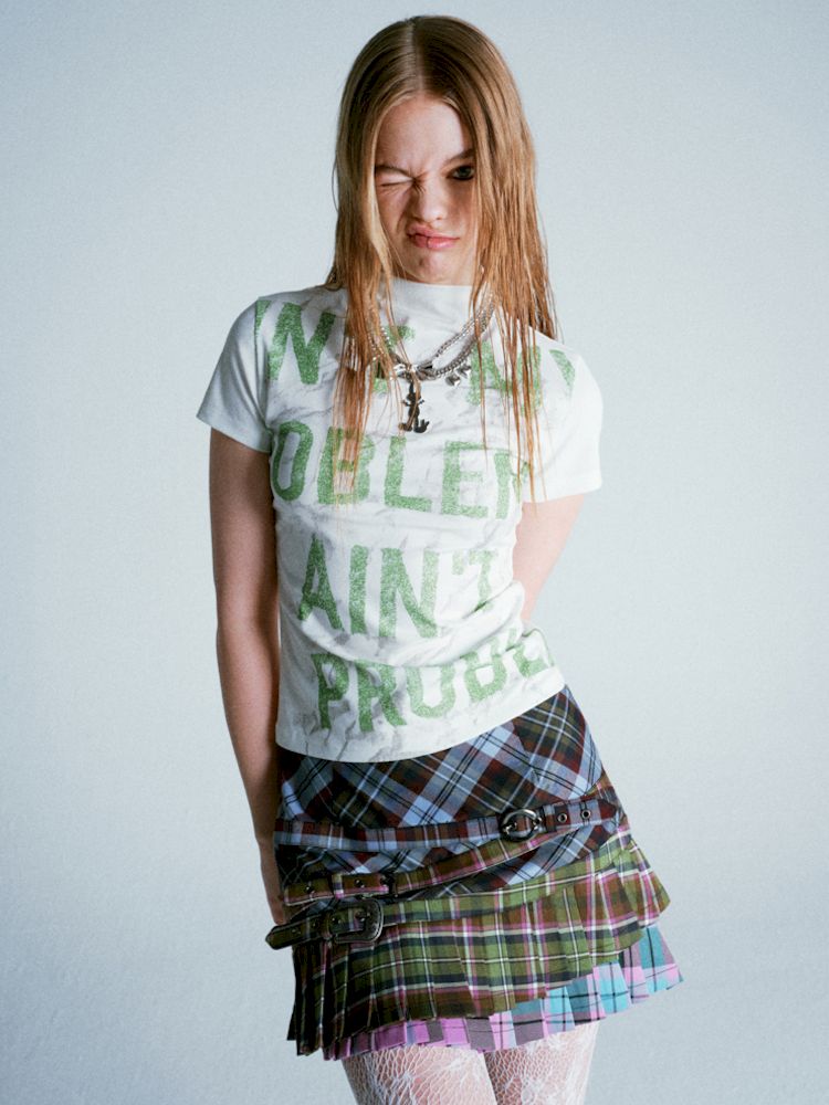 Punk Plaid Pleated Skirt