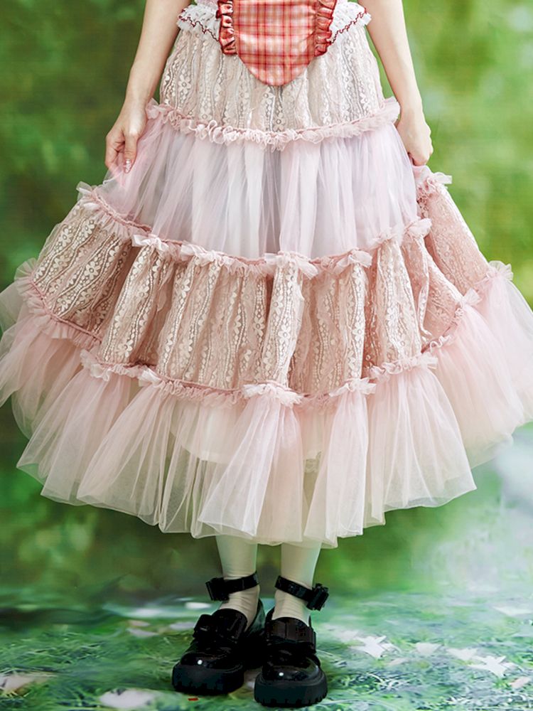 Lolita Sweet Cute Teenage Halter Skirt