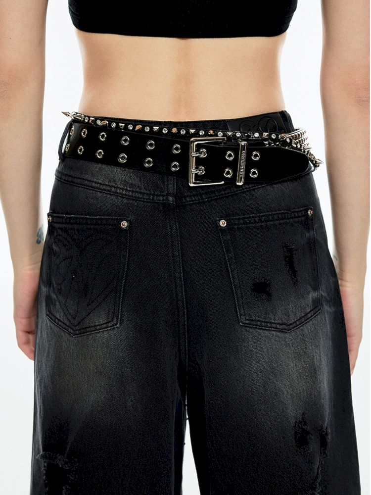 Heavy Duty Studded Punk Style Belt