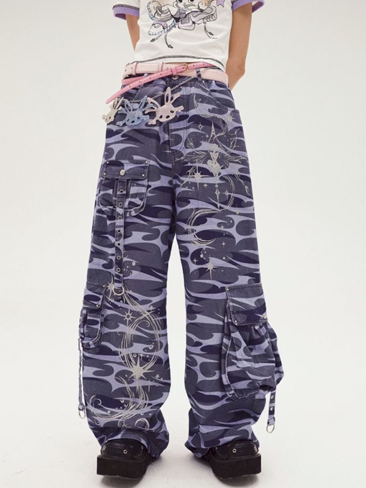 Elf Print Totem Jeans