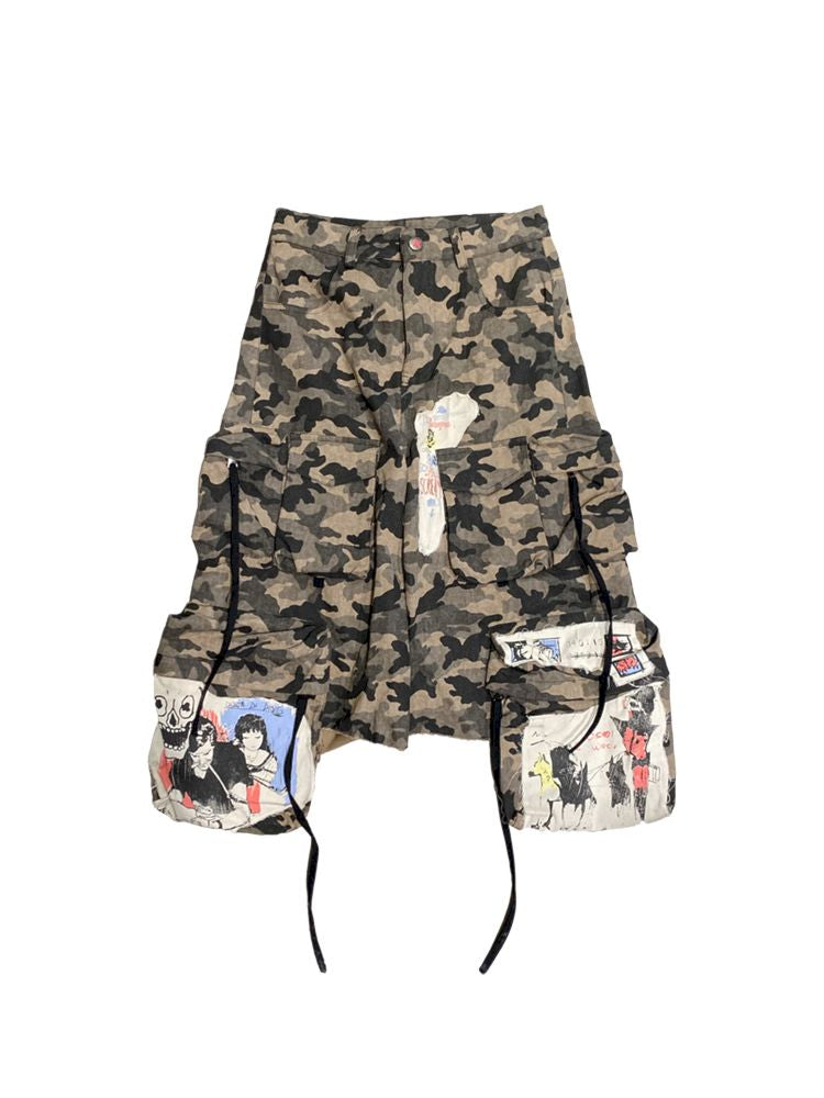 Camouflage Eights Multi-Pocket Workwear