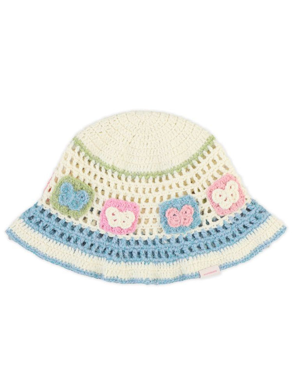 Plaid Hollowed Out Fisherman's Hat