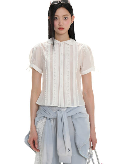 Stackable short-sleeved shirt