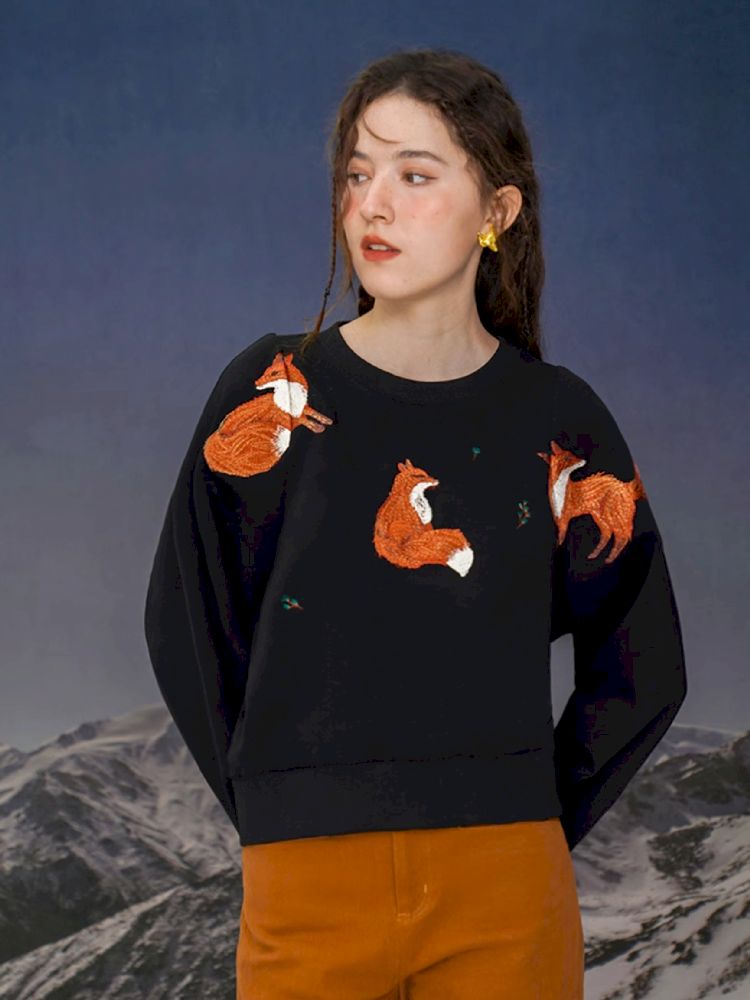 Red Fox Sweatshirt