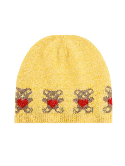 Yellow Love Bear Cold Hat