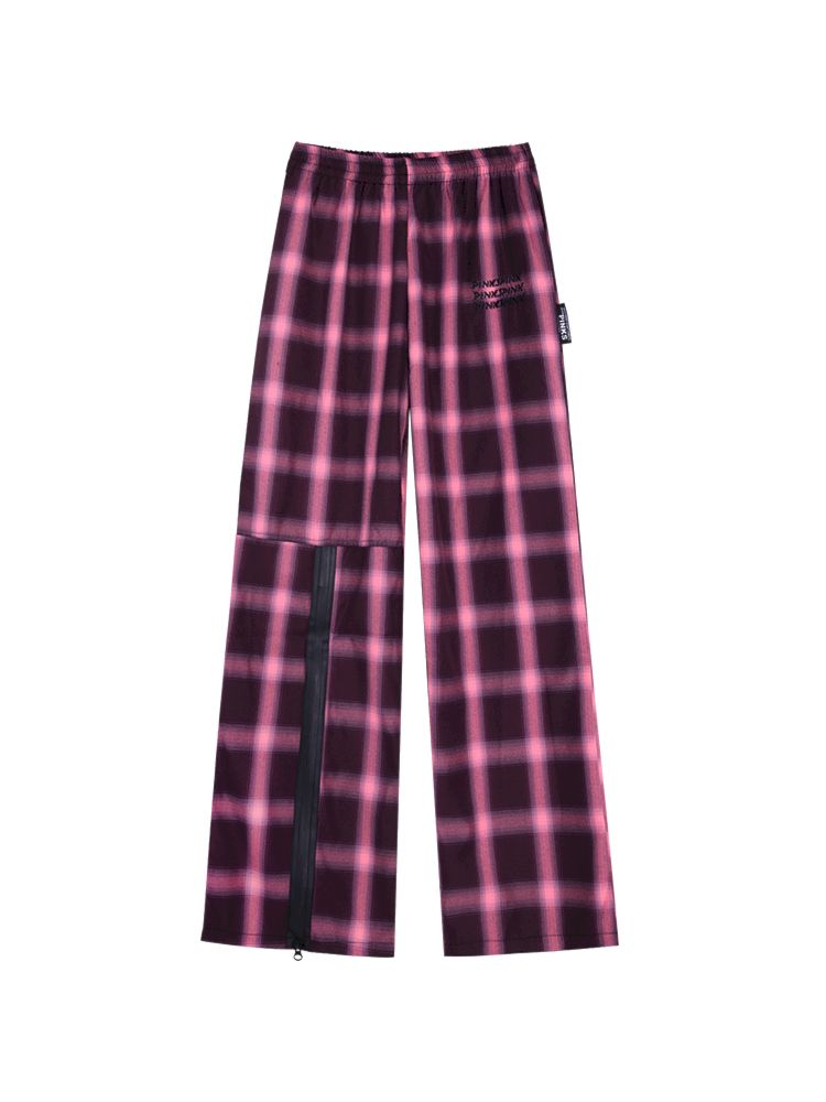 Plaid Trailing Pants