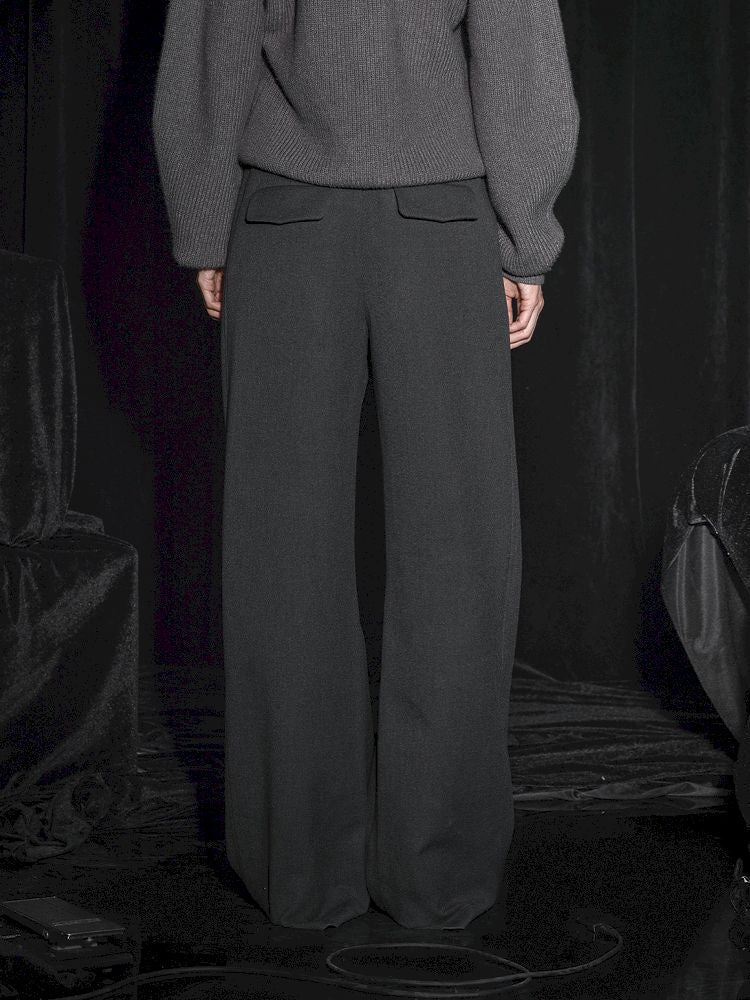 Genderless Wide Leg Long Western Pants