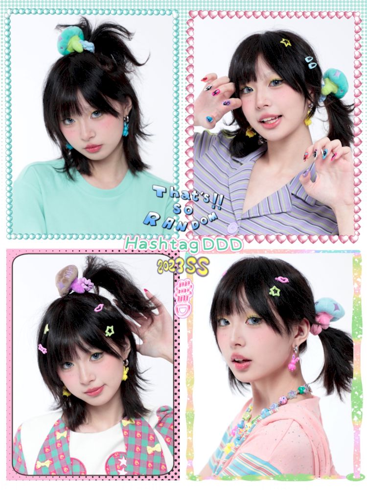 Cute Girls Japanese Accessories Mushroom Hair Bands/Hangings