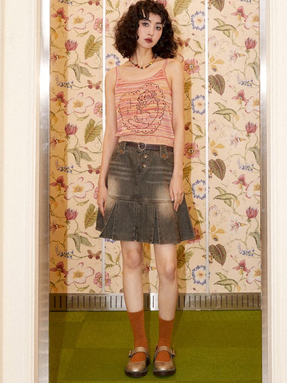 "Sweet Trick" Camisole Knit Tank Top