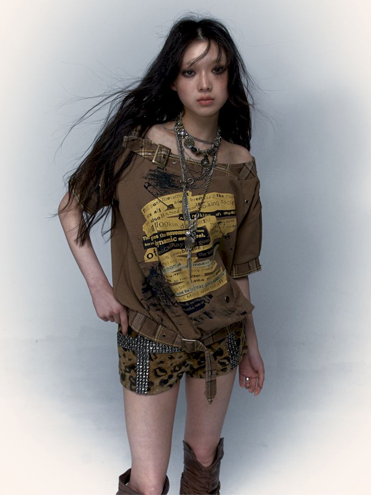 Printed Loose Short Sleeve T-Shirt