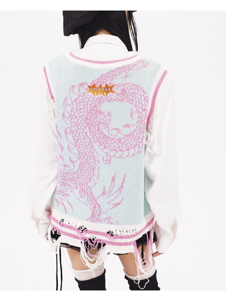 Dragon Knit Vest