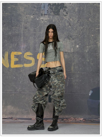 Punk camouflage pants