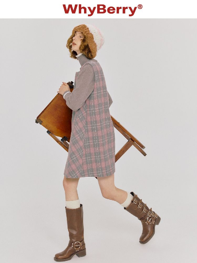 Tweed Vest Dress