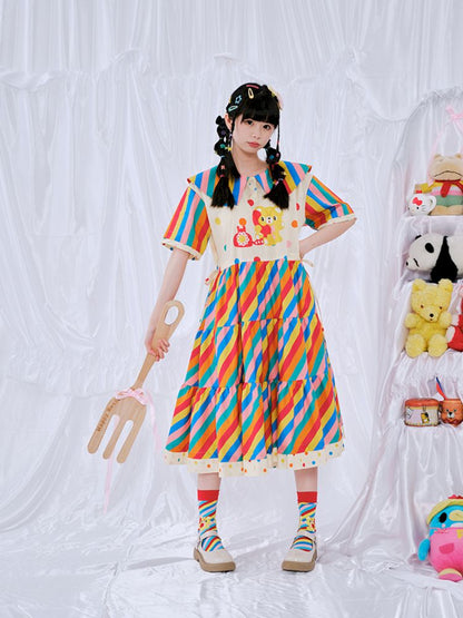 Rainbow Diary Dress