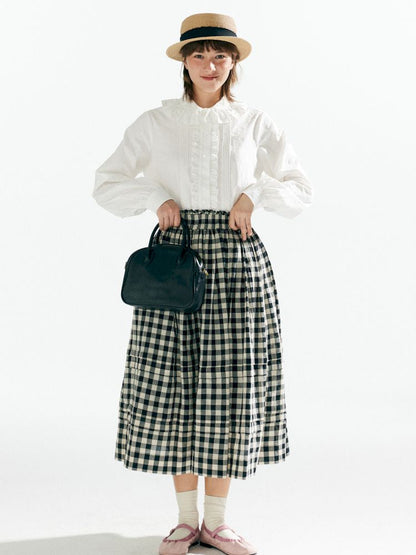 Big Hem Half-body Skirt