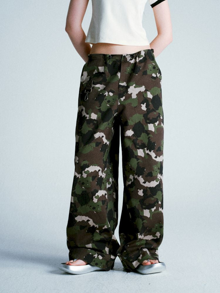 Camouflage full print work trousers