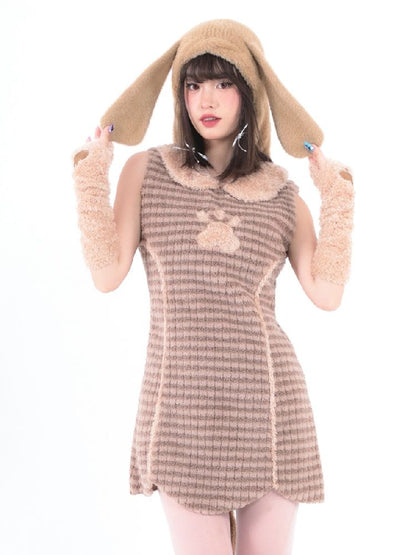 Rabbit Ears Hooded Scarf