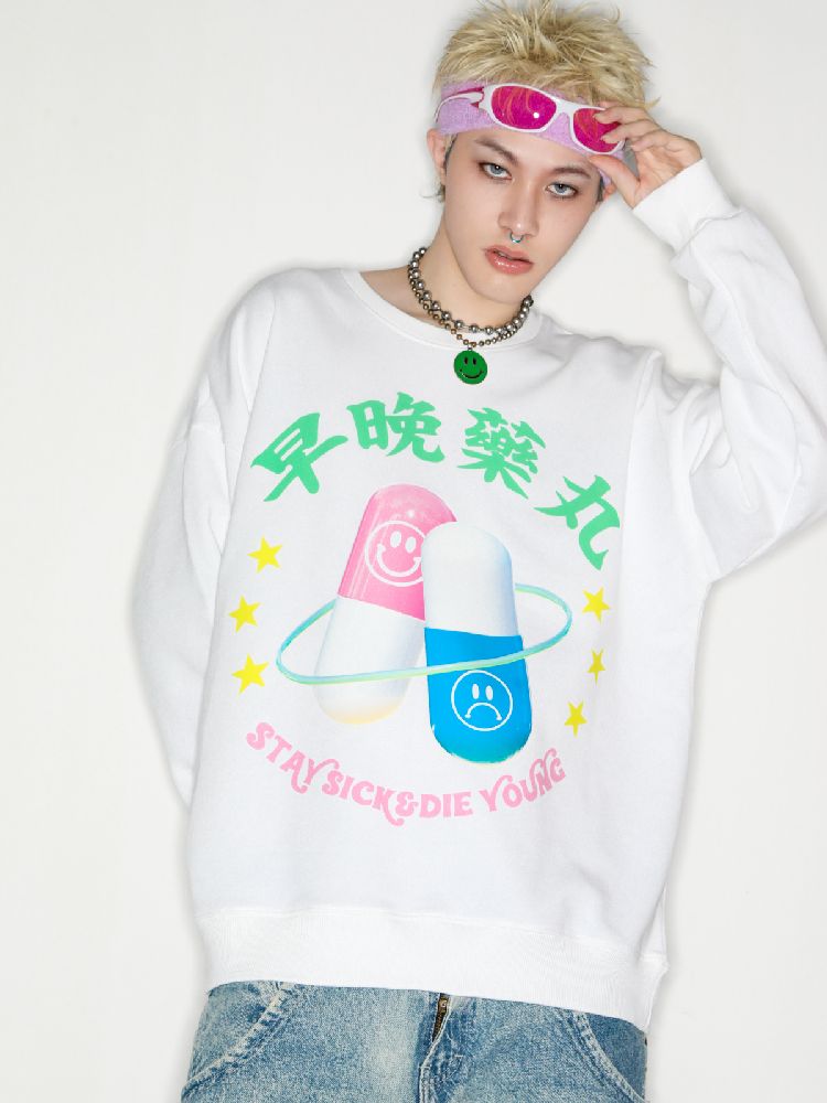 Pill Loose Sweatshirt