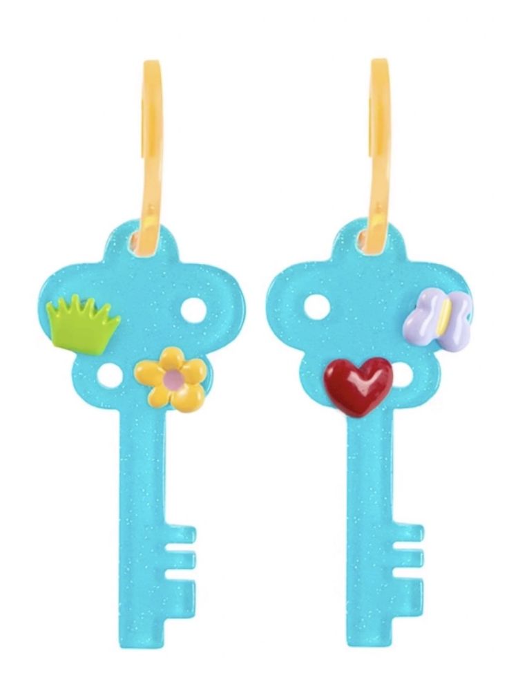 Cute Childish Key Earrings