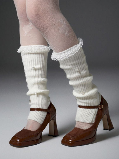 Warm knitted socks sock covers