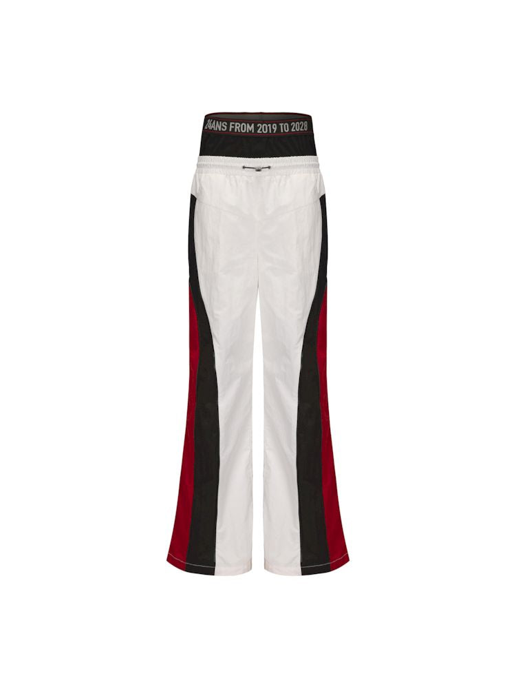 Double Waisted Colorblocked Sport Punch Pants