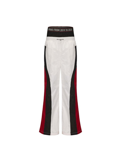 Double Waisted Colorblocked Sport Punch Pants