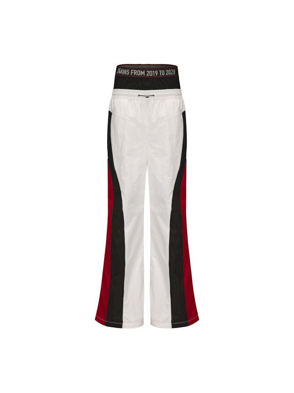Double Waisted Colorblocked Sport Punch Pants