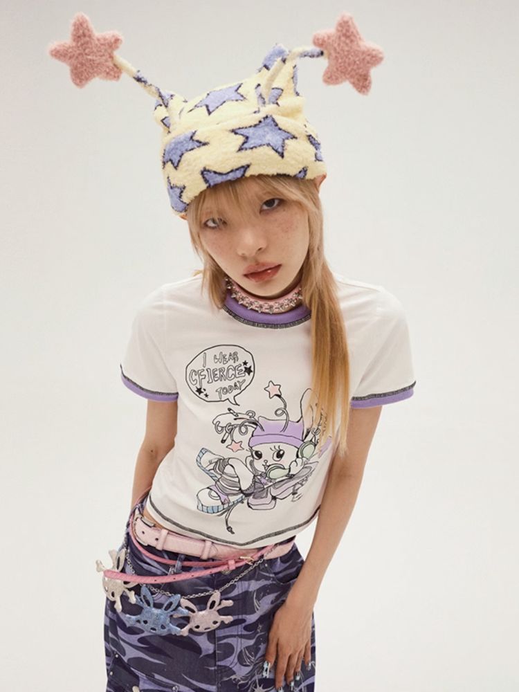 Bunny Elf Printed t-shirt