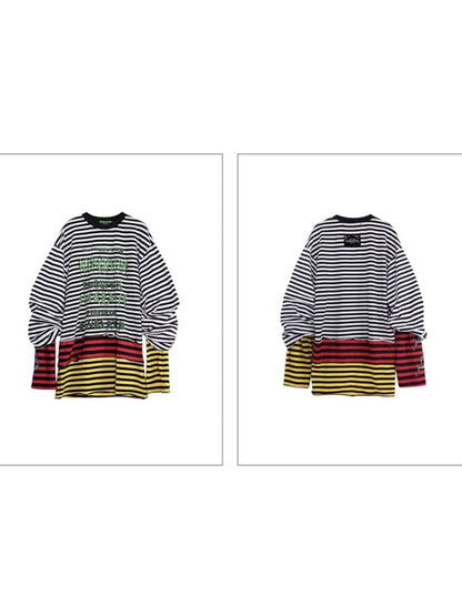 Stacked Stripe Sweatshirt T