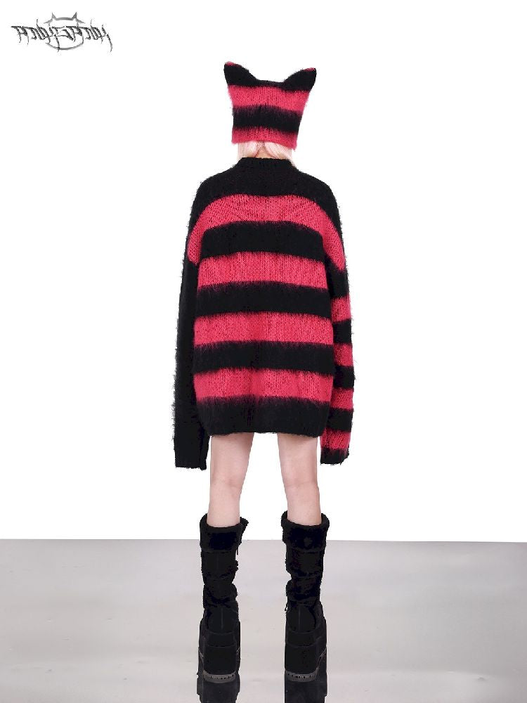 Punk Loose Genderless Street Y2K Sweater