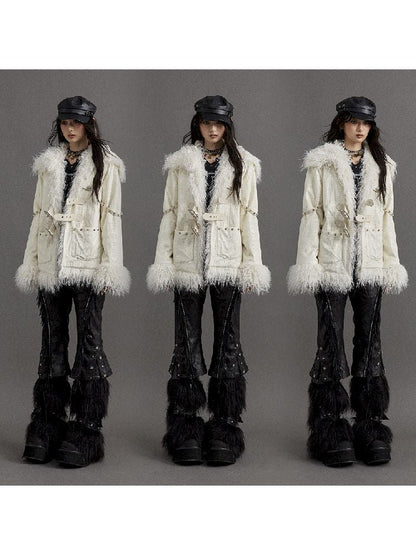 Loose Long Thickened Plush Coat Fur