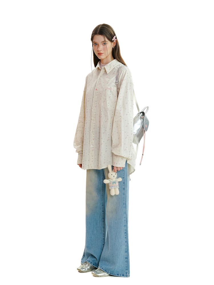 Loose casual lazy wind shirt