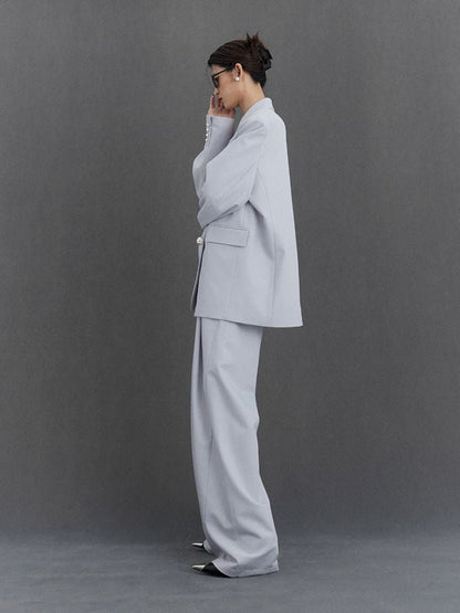 Loose Shoulder Padded Suit