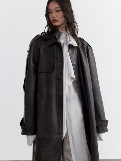 Heavyweight Extra Long Trench Coat