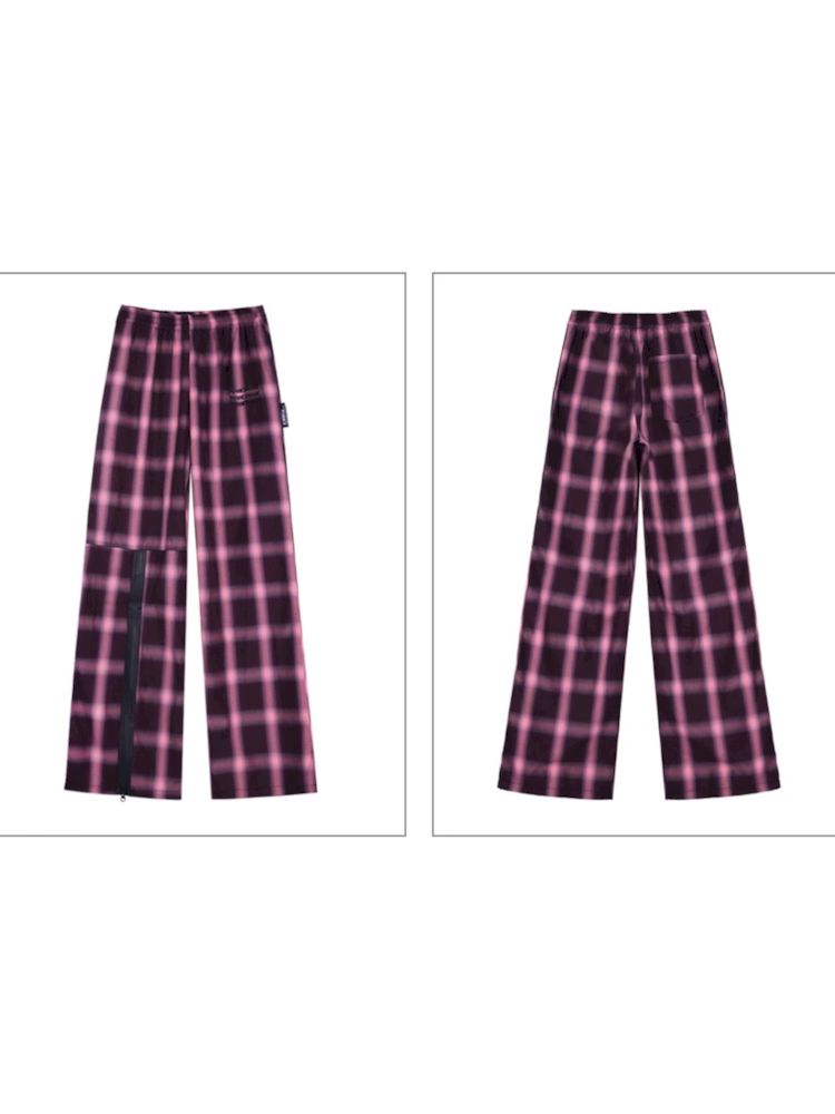 Plaid Trailing Pants